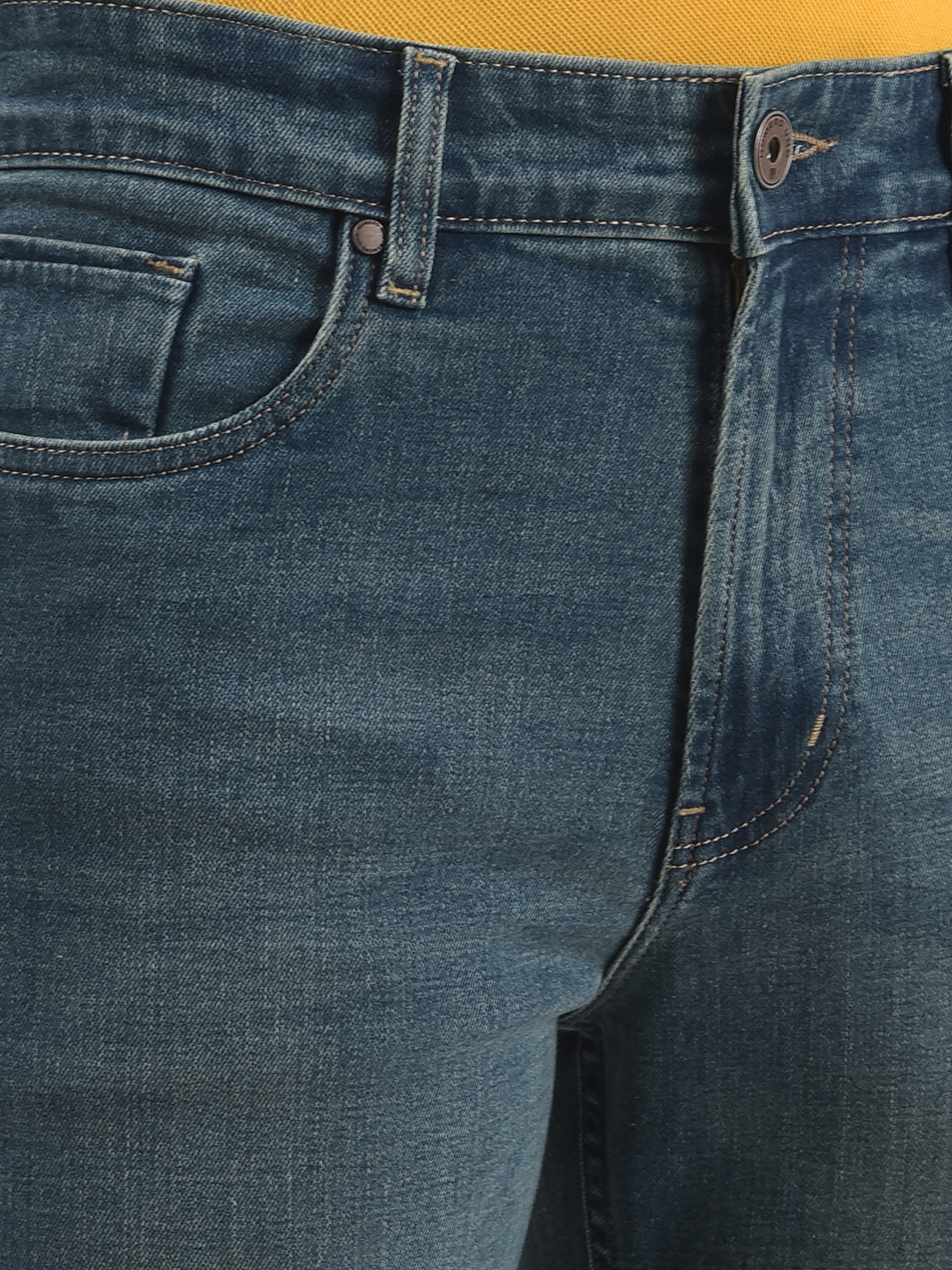 Numero Uno Men Solid Blue Jeans